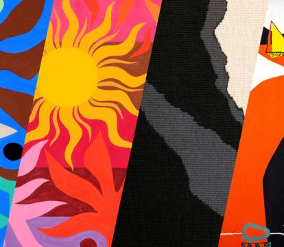 An animated tapestry art wallpaper.