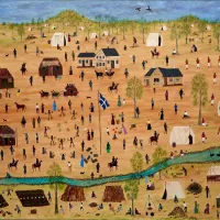 An art piece from Badu Gili artists.